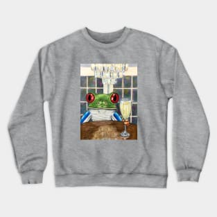 "Bubbly Frog" - Frogs After Five collection Crewneck Sweatshirt